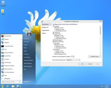 StartIsBack v2.1.2 英文正式版(Windows 8 開始菜單輔助軟體)