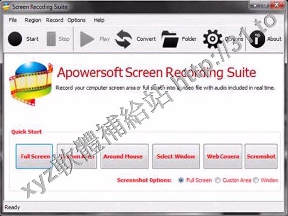 Apowersoft Screen Recording Suite v3.0.4 英文正式版(非常不錯的螢幕視頻錄製軟體)