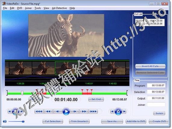 DRD Systems VideoReDo TVSuite H 264 v5.1.1.719b CRACKFIX 英文正式版(視頻捕捉、轉換、編輯軟體)